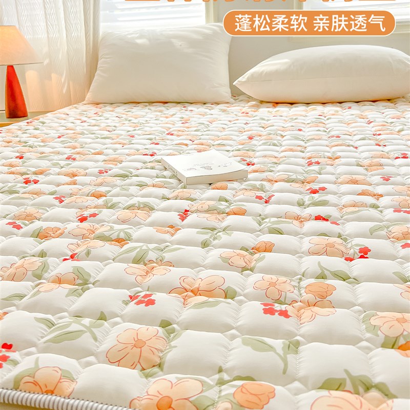 棉质床垫软垫家庭卧室s床垫垫床防滑床垫被子可折叠单学生