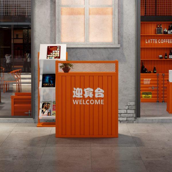 吧台收银台网红创意柜台酒吧餐饮铁艺吧台桌工业风小型前台接待台,商业/办公家具,接待台,淘宝优惠券,粉丝福利购,淘宝优惠卷