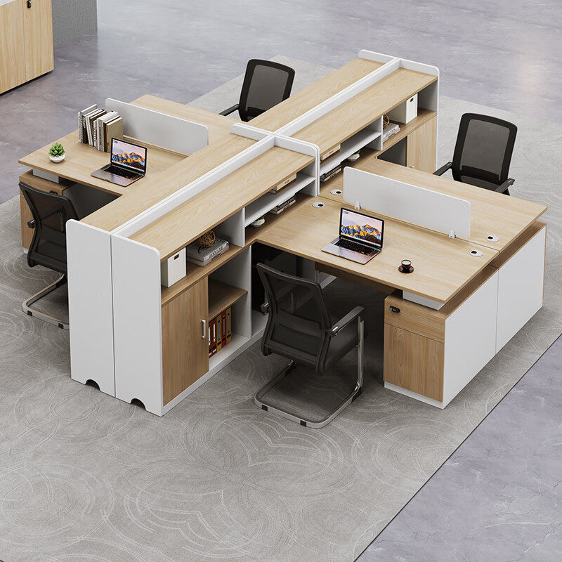 财务办公桌椅组合电脑办公室家具双人46人职员工位办公桌简约现代,商业/办公家具,组合/屏风工作位,淘宝优惠券,粉丝福利购,淘宝优惠卷