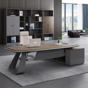 老板桌办公桌椅组合董事长办公室套装老板办公桌大班台单人老板台