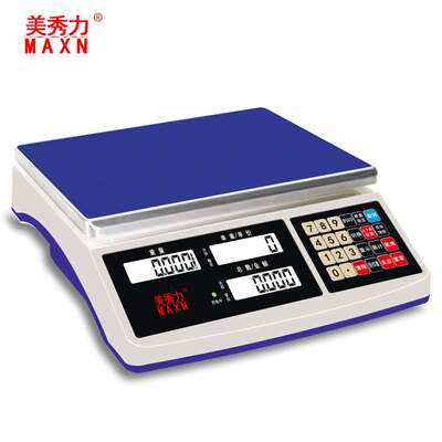 美秀力电子秤商用精准计数秤30kg精密台秤工业0.1g高精度计价称克
