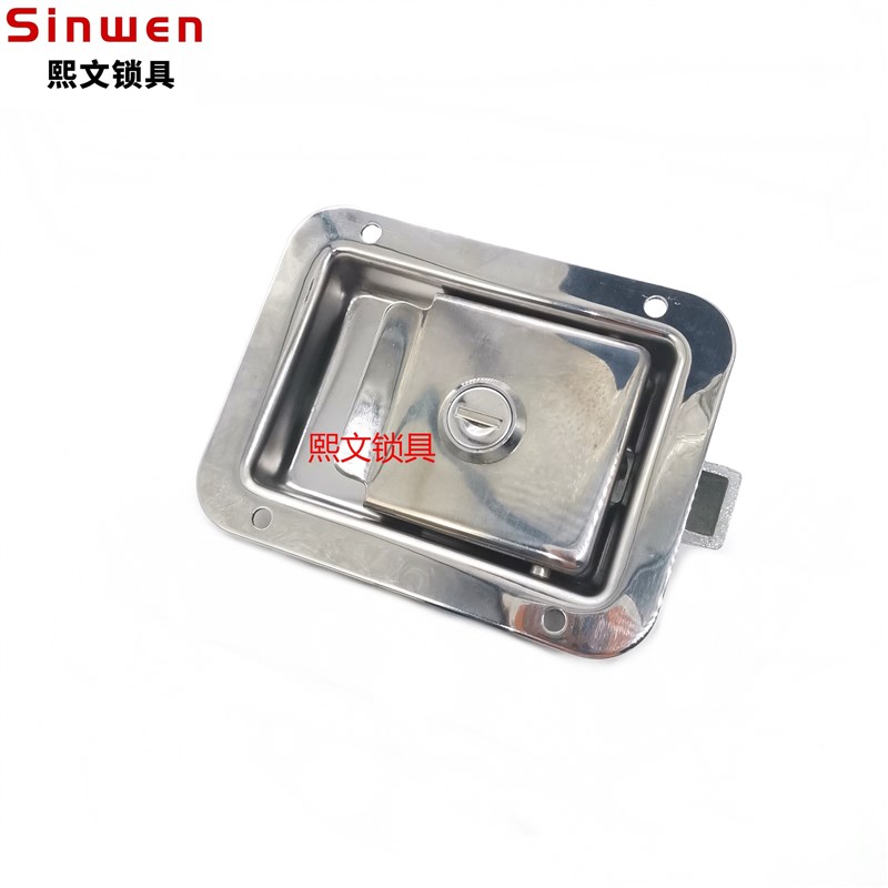 优质汽车房车不锈钢拉手锁 x大型工程机械门锁 埋入式面板锁