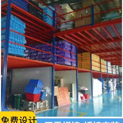 阁楼货架平台二层搭建可拆装式钢结构仓库隔层工厂房重型仓储定制