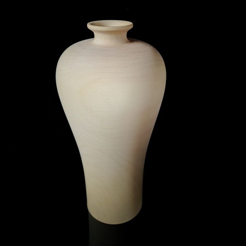 梅瓶漆器a木胎漆艺材料大漆木胚素胎椴木白胚漆画底胎加工定做木