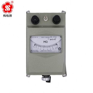 上海第六电表厂手摇摇表ZC11D-10梅格指针兆欧表2500V绝缘电阻表