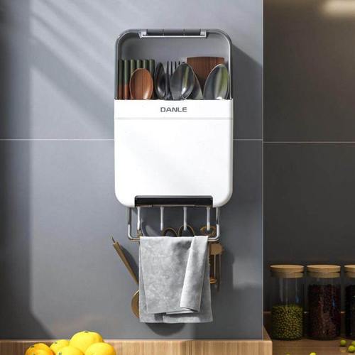 筷子收纳盒家用可防尘筷子筒壁挂式厨房筷子笼免打孔筷子篓置物架