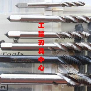 鸿泰美制螺旋槽机用丝锥 螺旋丝攻 9/16-12-18-24 5/8-11-18