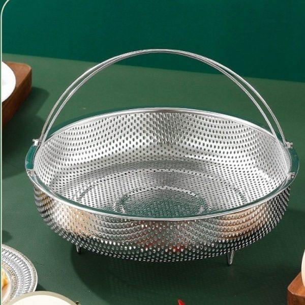 304不锈钢蒸笼密孔沥水篮洗菜篮蒸格米汤分离蒸饭神器蒸架蒸屉,厨房/烹饪用具,蒸格/蒸片/蒸架,淘宝优惠券,粉丝福利购,淘宝优惠卷