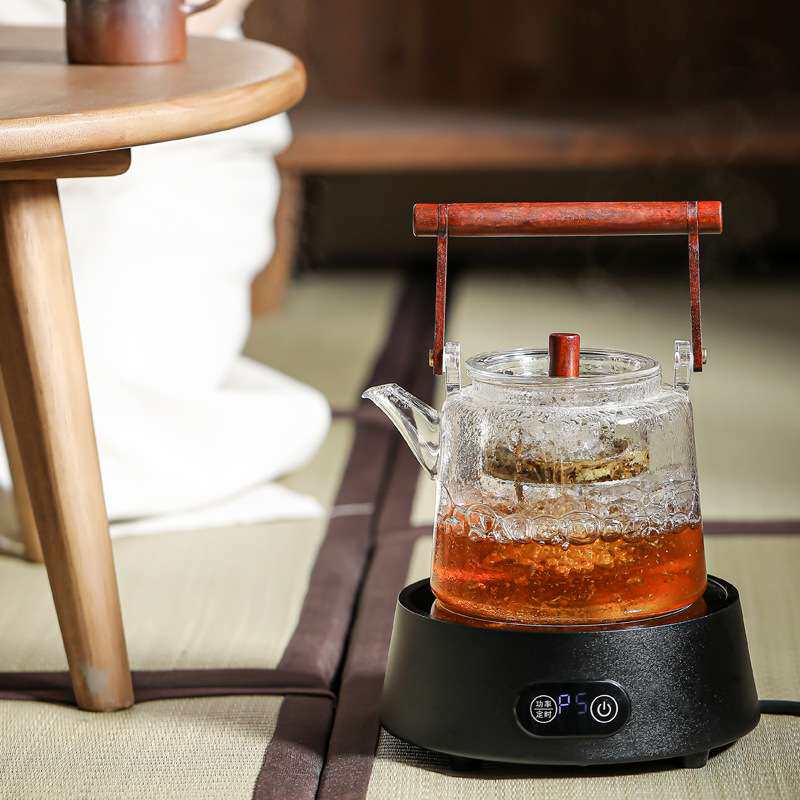围炉煮茶一整套电陶炉茶炉家用玻璃单炉铁壶煮茶炉小型电磁炉烧茶
