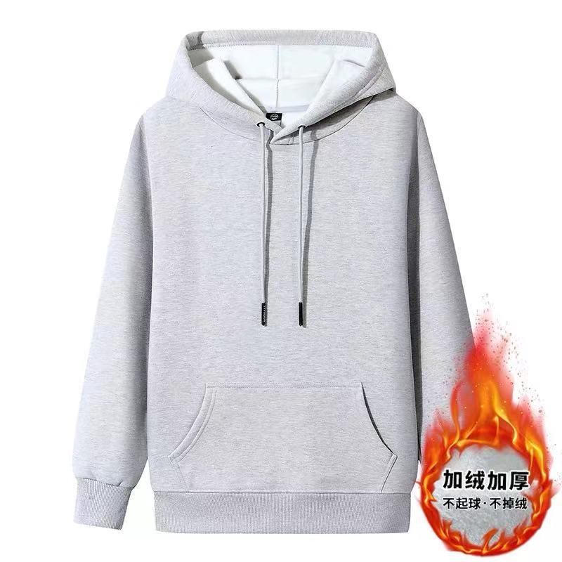 加绒加厚连帽卫衣男士2r023秋冬新款日系韩版宽松潮流长袖上衣卫