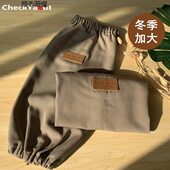 帆布防水套袖 办公画画秋冬棉服务员厨房男女工作护袖 头筒家务清洁