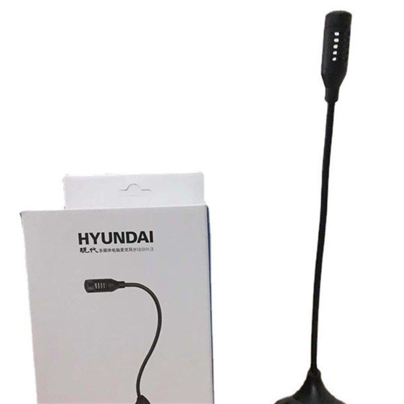 现代K600 麦克风台式电v脑麦克风笔记本电脑K歌专用聊天话筒