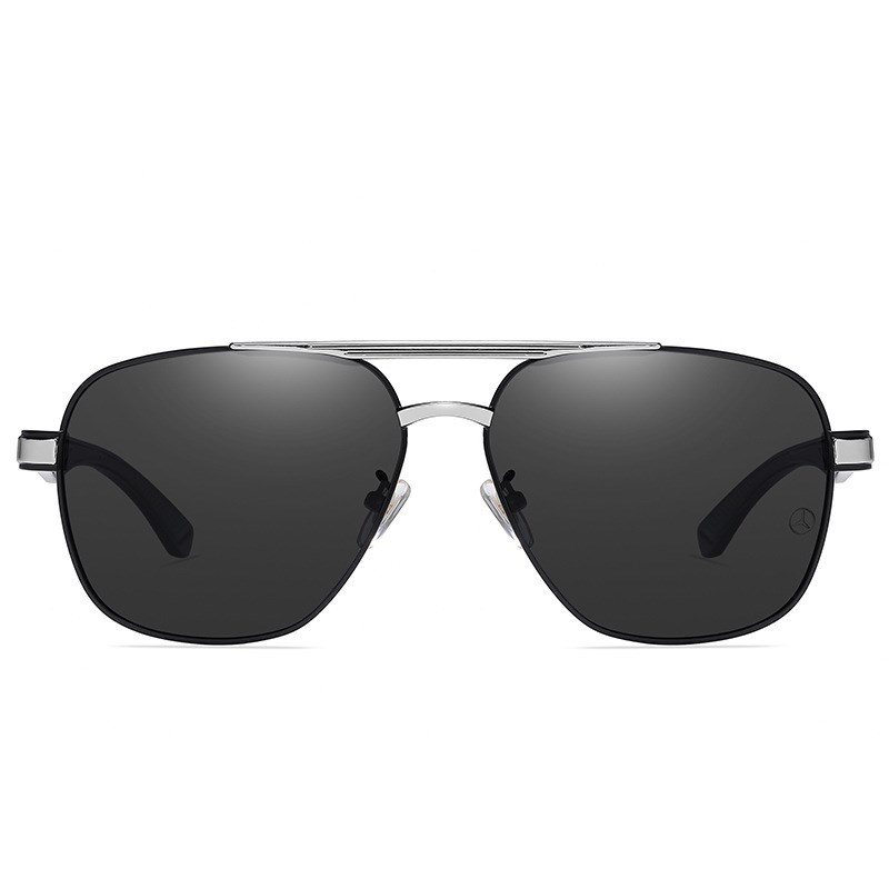 时尚男士铝镁合金驾驶偏光太阳镜跨境弹簧腿墨P镜防紫外线太阳眼