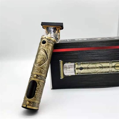 跨境新款帅哥数显理发o器USB充电家用理发店专用电推剪雕刻修剪器