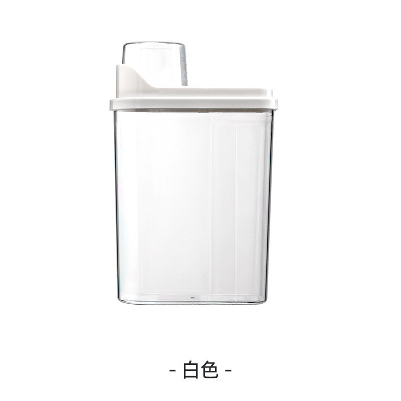 高透明双层密封防潮宠物零食罐储粮桶狗粮H桶猫粮桶2.5L约装2kg