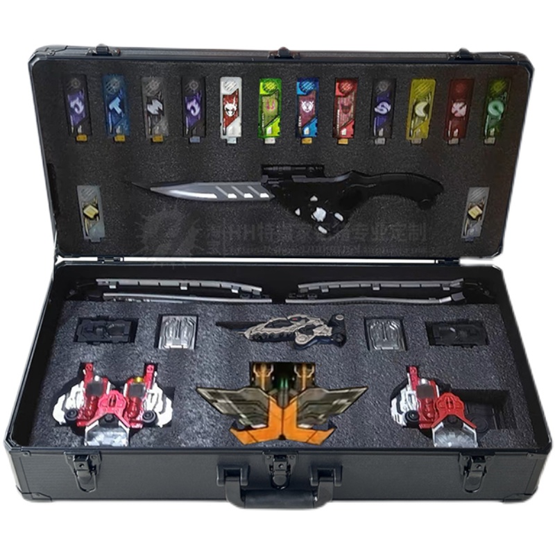 定制假面骑士W CSM腰带收纳箱DX迷失E哥变身驱动器模型展示盒铝箱