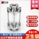 304不锈钢快装 视镜卫生级玻璃管道视窗卡箍直通加厚卡盘快接视盅