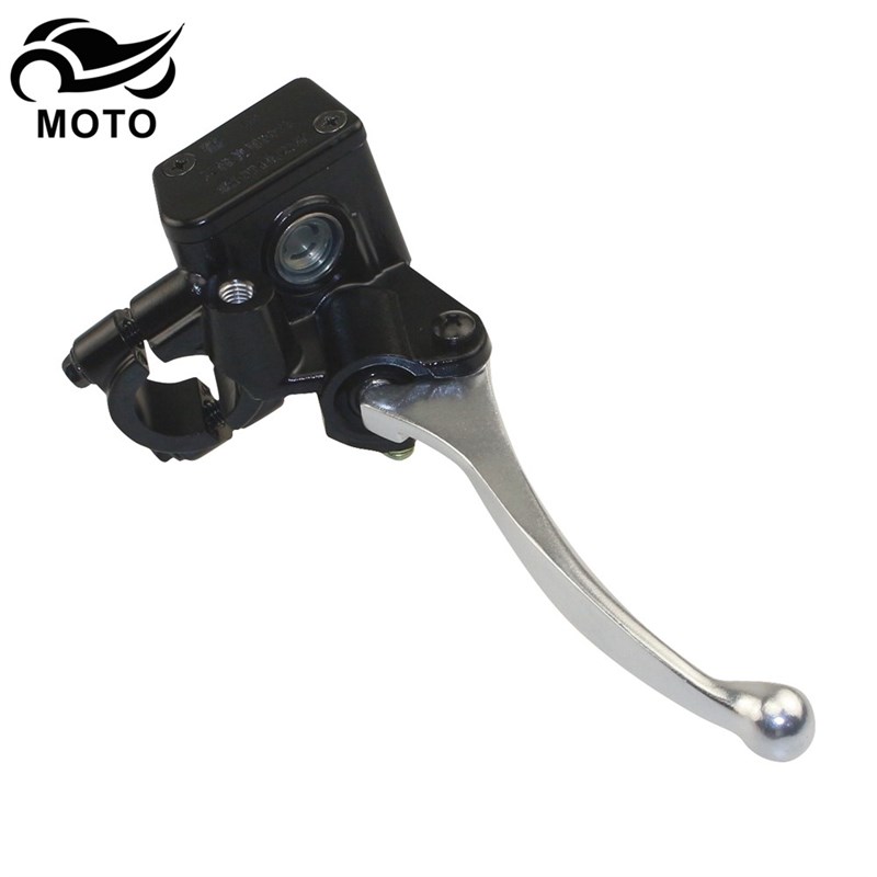 适用铃木红宝UM125T-A/C前制动油缸前碟刹上泵刹车手把柄牛角镜座