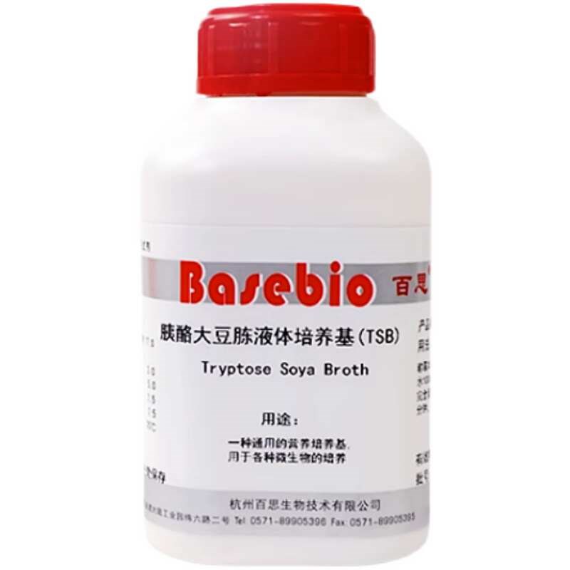 胰酪大豆胨液体培养基(TSB)培养基 250g/瓶 杭州百思生物试剂
