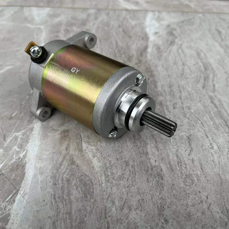 适用轻骑铃木GT125骏驰QS125-5C-5A-B-E-F摩托车起动马达启动电机