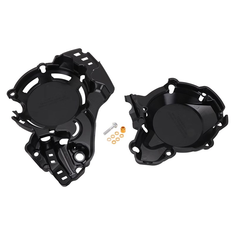 适用 EXC250/300摩托车开禧两冲250/320 发动机左右边盖保护壳