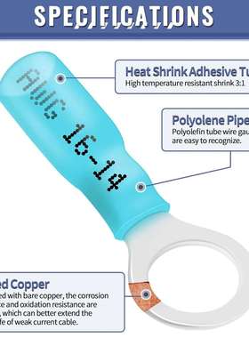 Sopoby 520PCS Marine Grade Heat Shrink Wire Connectors - Ele