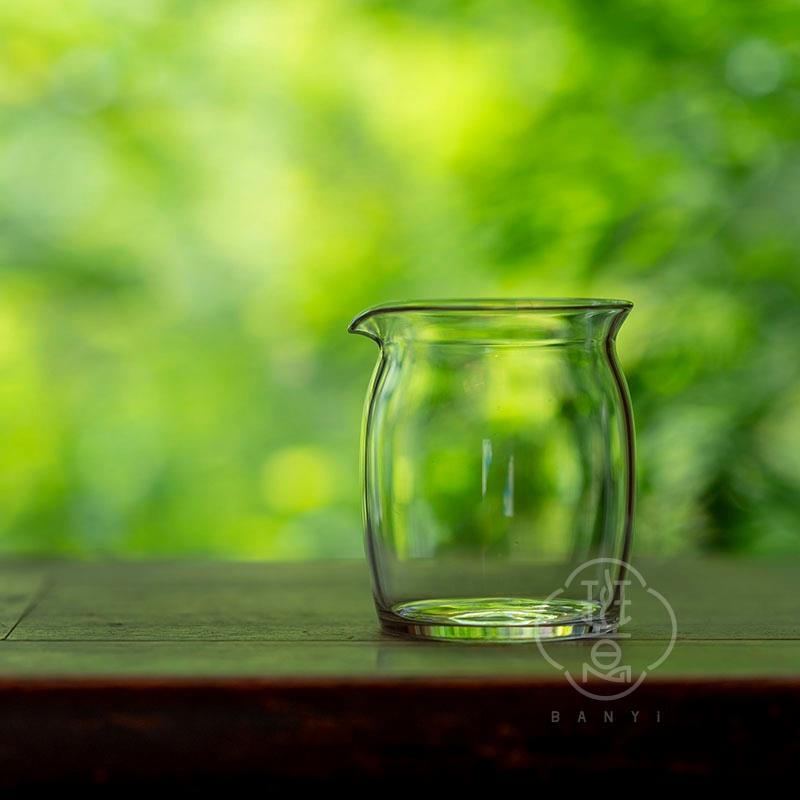 班意 茶海手工公杯高硼硅耐热玻璃 如云公道杯 分茶器 玻璃匀杯