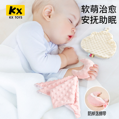 安抚玩偶婴儿阿贝贝安抚巾手偶玩具可入口啃咬宝宝哄睡觉神器睡眠