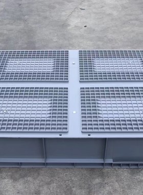 8616周转箱塑料中转物流运输收纳筐蔬菜水果塑外径800600170