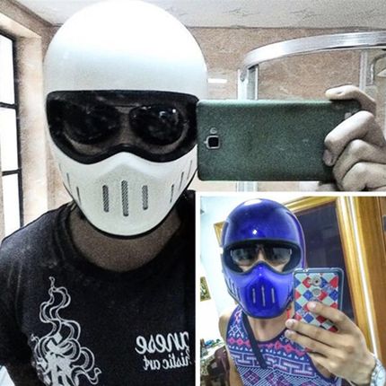 TTCO哈雷机车巡航复古越野全盔小盔体个性酷电动车全Y覆式四季头