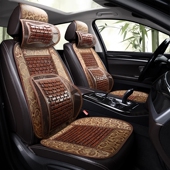 汽车坐垫夏季 凉垫竹席夏天单片透气货车座垫凉席车用竹片冰丝车垫