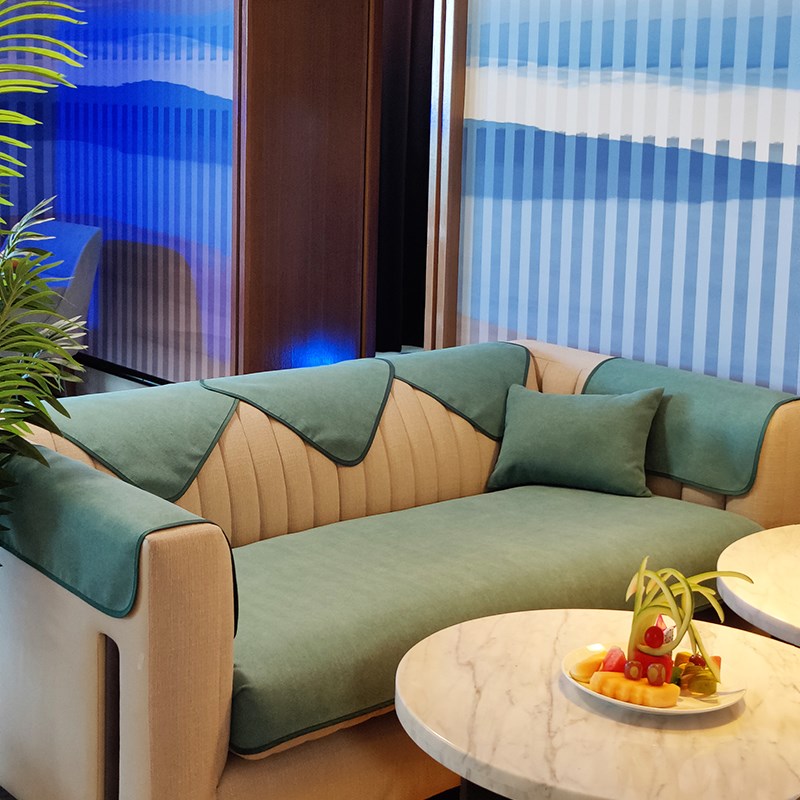 雪尼尔人字纹纯色抱枕套四季通用沙发靠枕客厅办公室车载腰枕套子