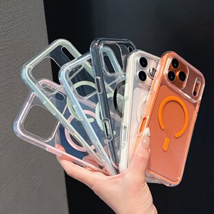 气囊tpu二合一磁吸适用苹果17手机壳新款iphone17promax套16pro镜头全包15pro防摔14超好看13por高级感