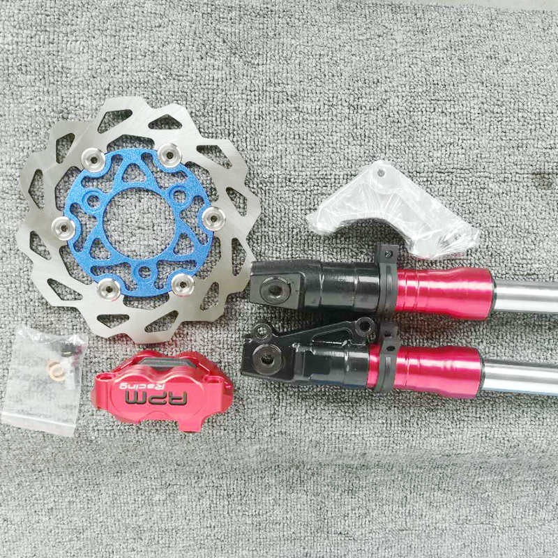 DIO刹车盘摩托车改装碟刹盘 17/18/27/28/34/35/36期浮动碟200mm