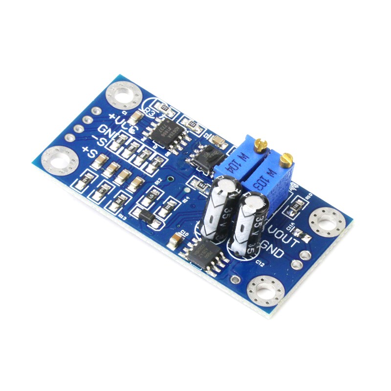 高精度微伏/毫伏电压放大器模块 小信号仪表放大器板 AD620变送器