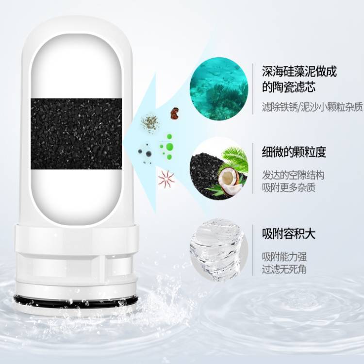 南极人NJR-KT-300UK8水龙头过滤器净水器家用净化水机陶瓷通用芯