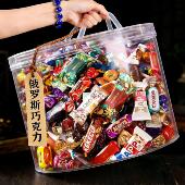 俄罗斯糖果原装 进口官方旗舰店俄罗斯风味混合巧克力糖果年货零食