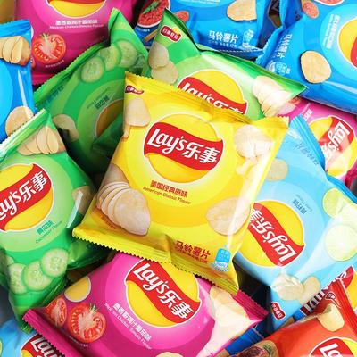 乐事薯片12gx20袋迷你小包原味 整箱小包薯片校园膨化小零食