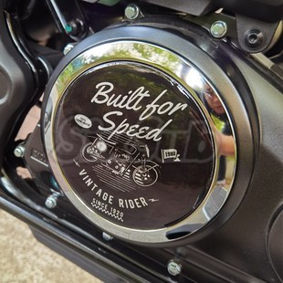 机车 耐热胶壳贴个性 定制摩托车离合机盖飞轮空滤盖装 饰改装