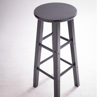 实木吧椅高脚凳酒吧凳吧台椅吧台凳欧式高脚椅家用现代