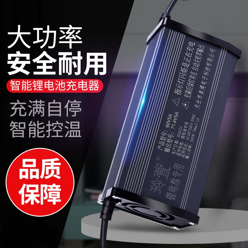 32串铁锂96V锂电池电动车s充电器116.8V5A8A10A大功率新能源快充