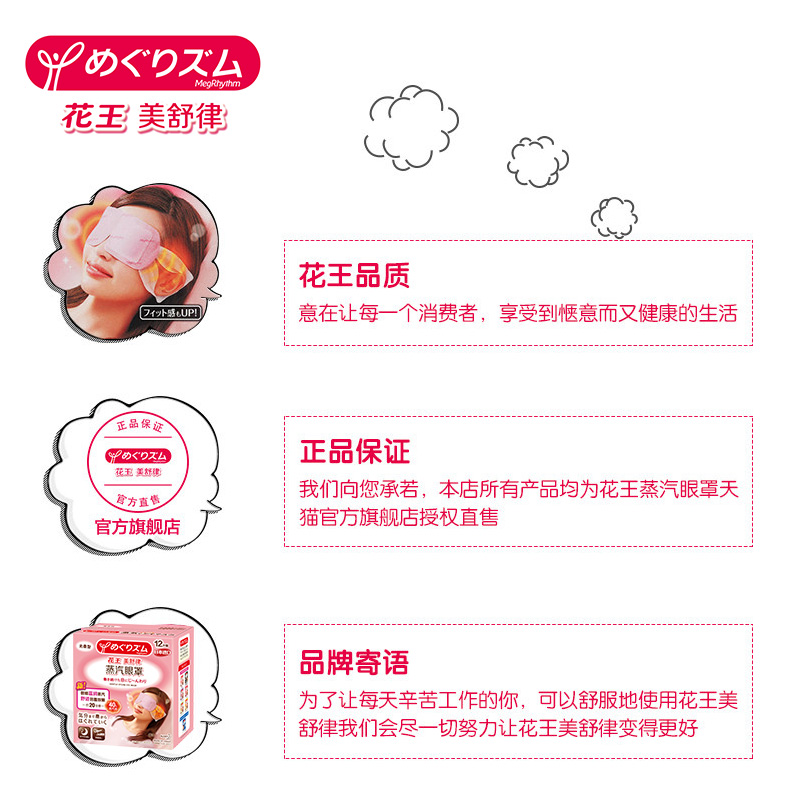 【双11加购】花王蒸汽眼罩热敷缓解眼部疲劳超级全家福72P