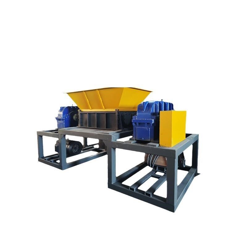 工厂大型小型垃圾双轴双轴撕碎机金属破碎机铁皮制品机头料粉碎机