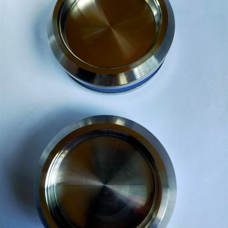 玻璃移门圆拉手推拉躺门隐形拉手不锈钢淋浴房单孔暗藏拉手