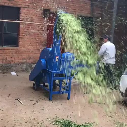 立式高喷铡草揉丝机家用牛羊养殖干湿两用切草机玉米秸秆碎草机