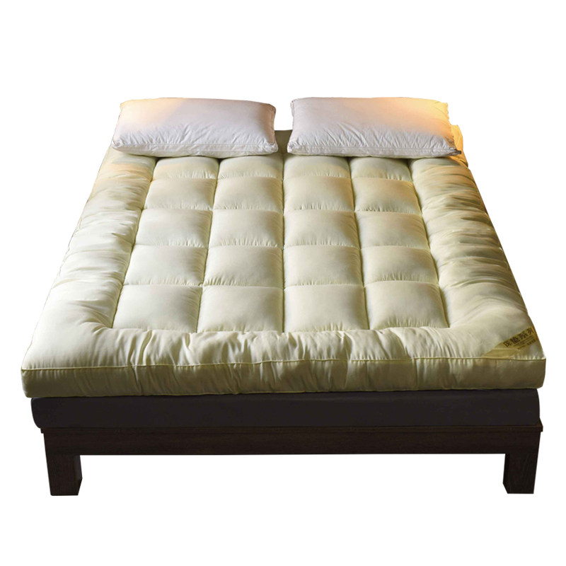 加厚羽绒棉床垫榻榻米双人10cm可折叠1.5m1.8m床褥子1.2m宿舍垫被