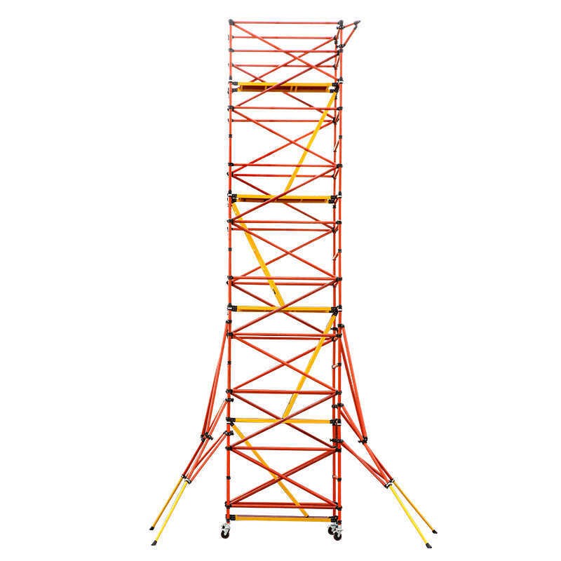 快装绝缘脚手架电力检p修平台玻璃钢全绝缘移动登高变电站施工定