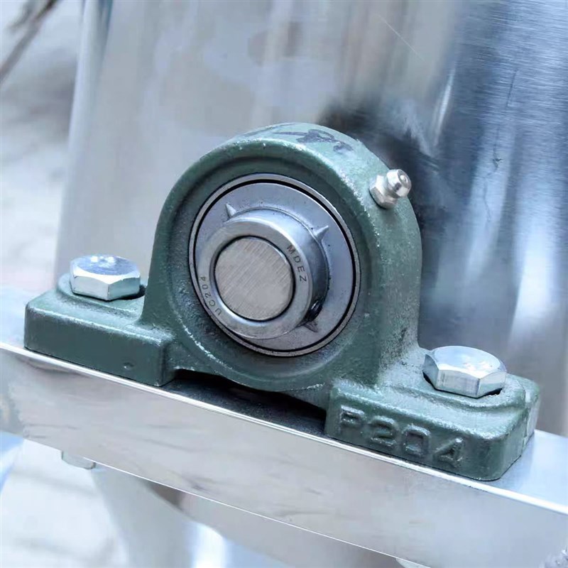 不锈钢腰鼓式商用中药粉干粉末混合机多功能小型搅拌机手动拌料机