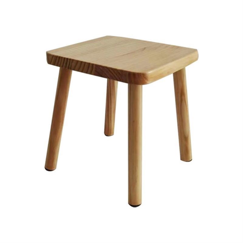 【禾木林】实木高脚凳实木吧台椅休闲吧台凳高脚凳咖啡店酒吧专用