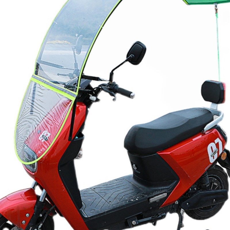 电动车通用遮阳伞遮阳雨棚新款电动车蓬子伸缩摺叠防雨挡风板1